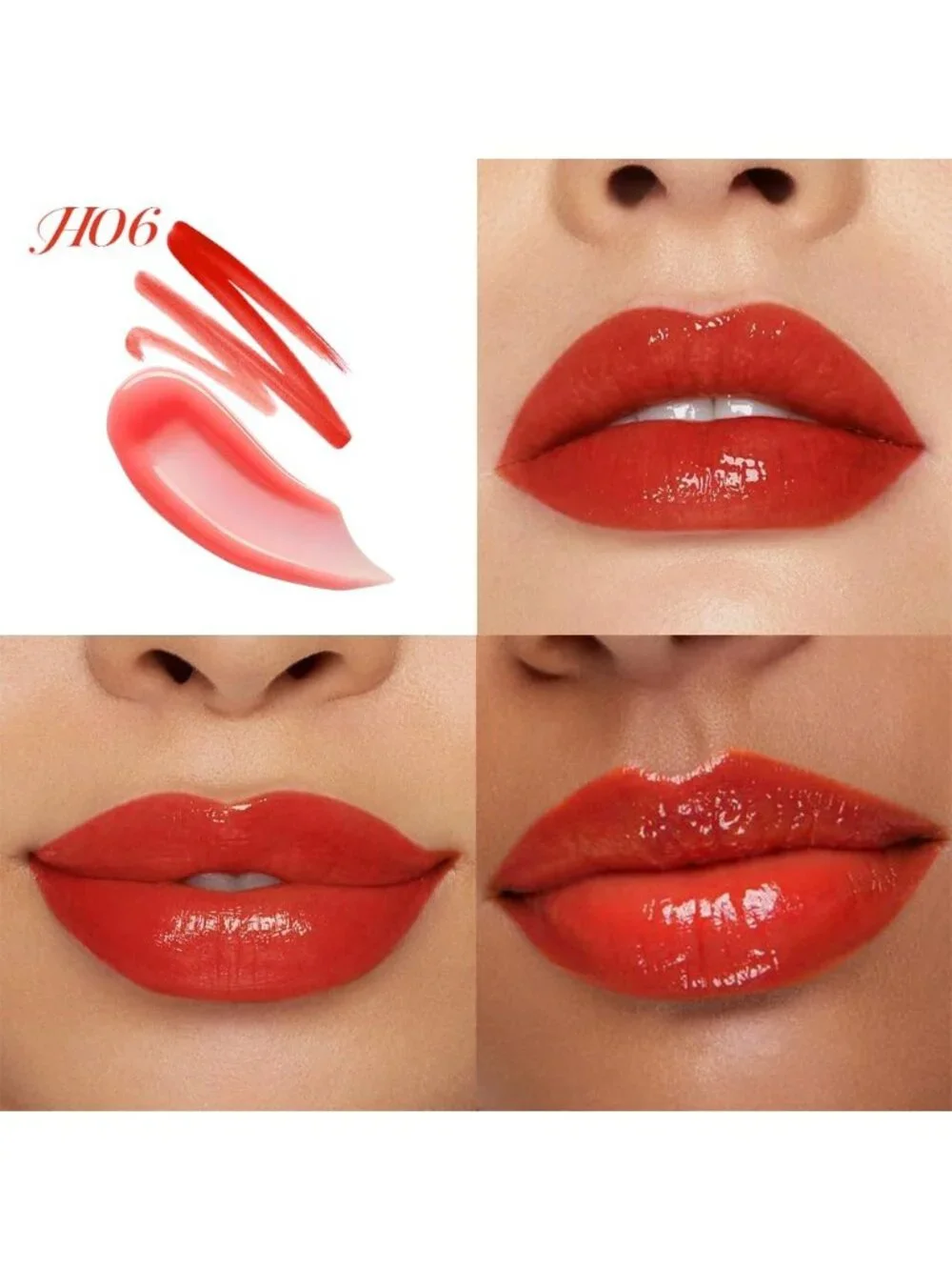 Women's 1Pcs-H06 Bright Red Long Lasting Waterproof Velvet Matte Stick Lipstick